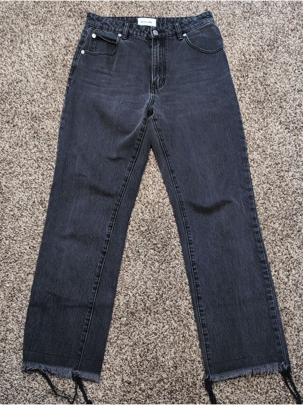 Rolla's Original Cropped Straight Jeans Size 27